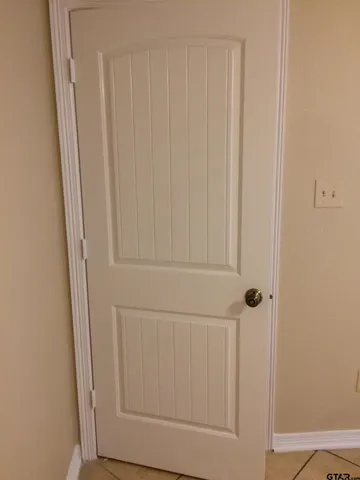 a view of front door