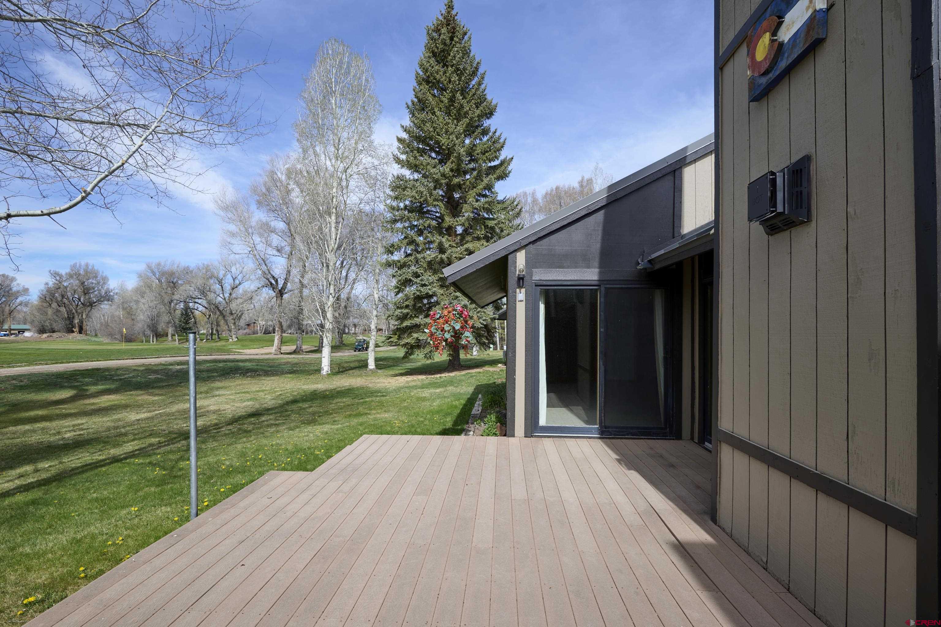 169 Camino Del Rio, Unit 8 Gunnison, CO 81230 - Photo 6 of 45 a view of outdoor space yard and deck