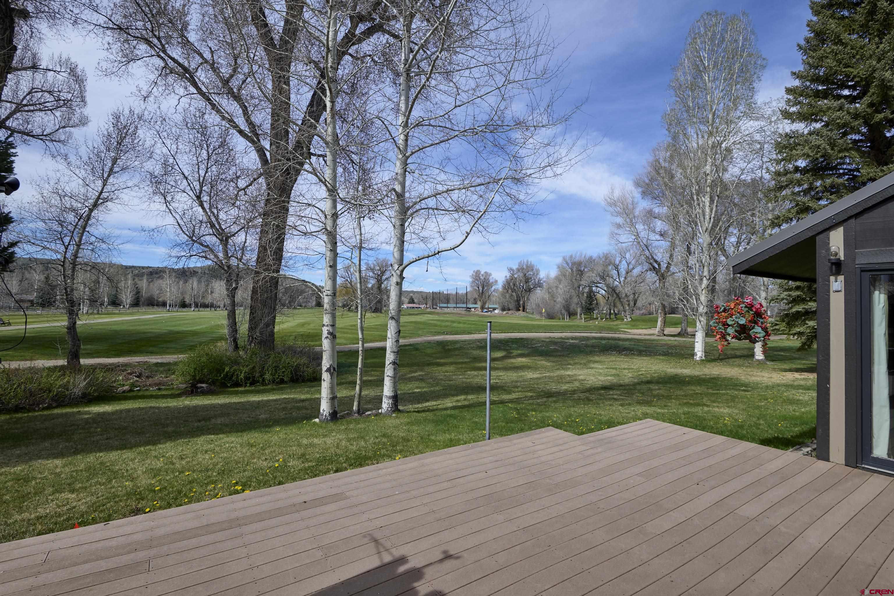 169 Camino Del Rio, Unit 8 Gunnison, CO 81230 - Photo 7 of 45 a view of a park with large trees