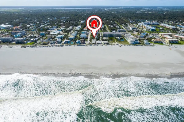 an outdoor space with potted plants