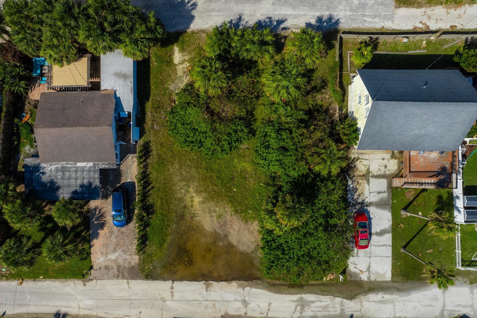 8 13th Street St. Augustine Beach, FL 32080 - Photo 34 of 50 an aerial view of houses with trees