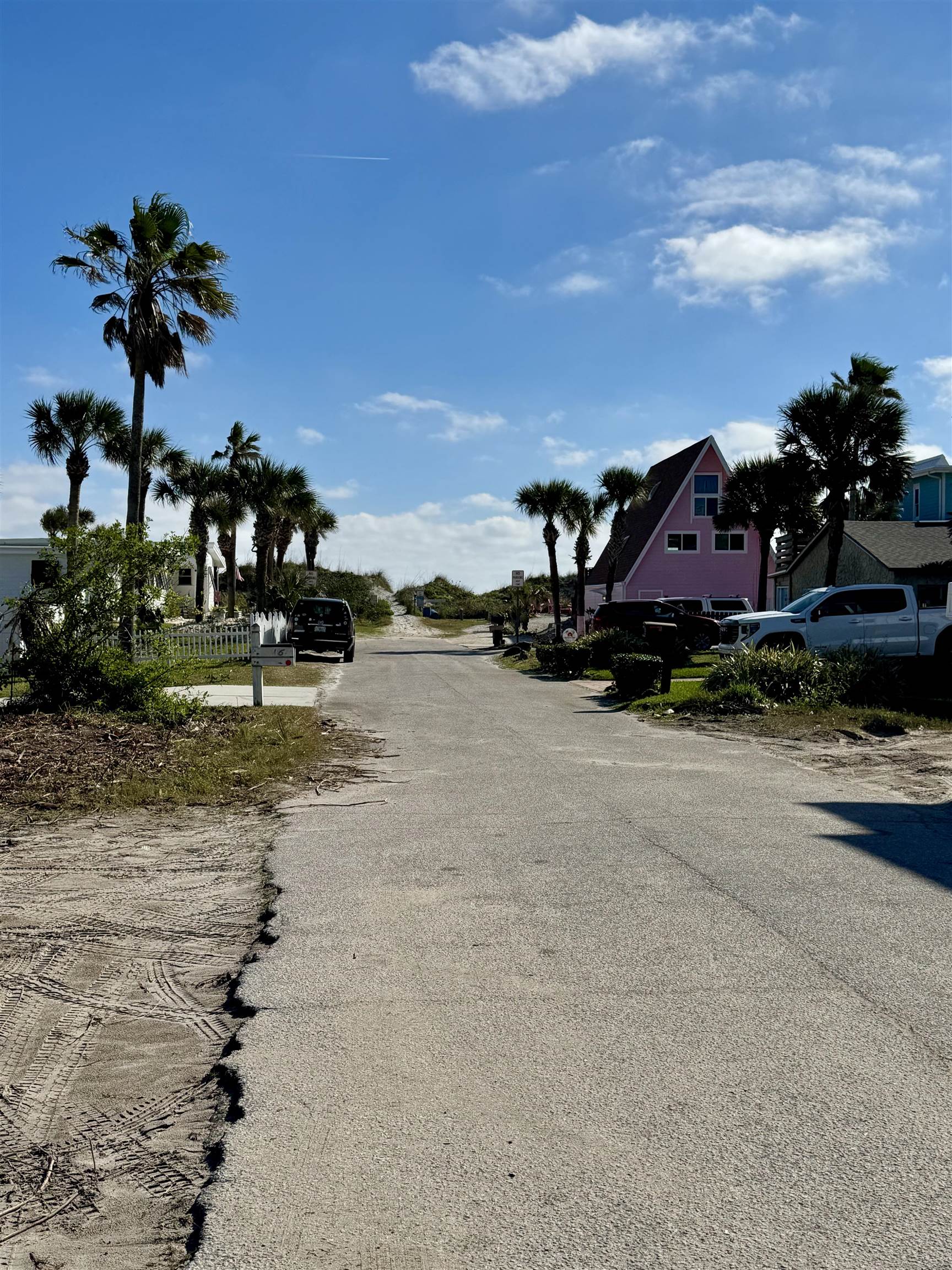 8 13th Street St. Augustine Beach, FL 32080 - Photo 35 of 50 a view of a street with houses
