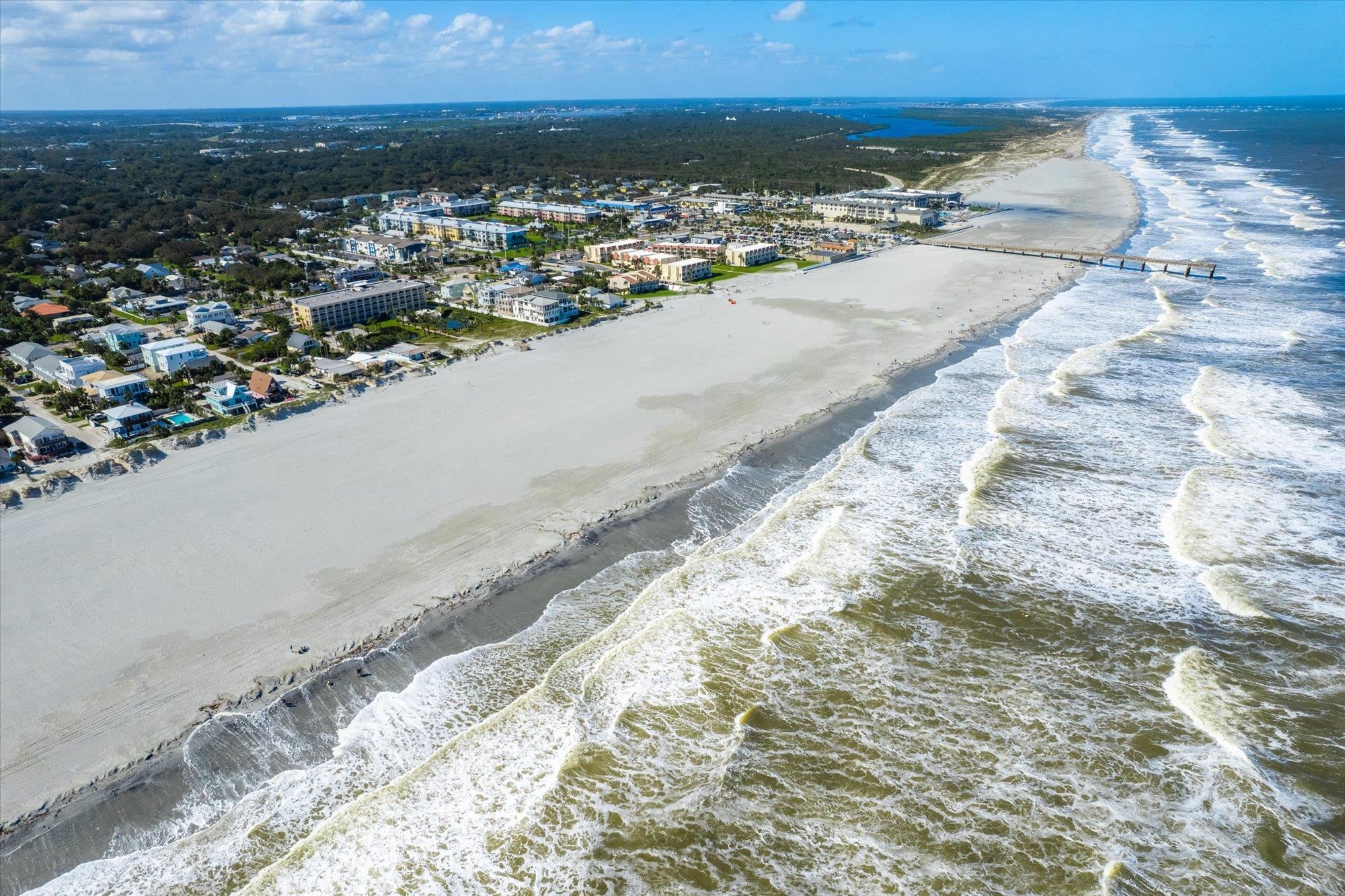 8 13th Street St. Augustine Beach, FL 32080 - Photo 37 of 50 a view of city and ocean