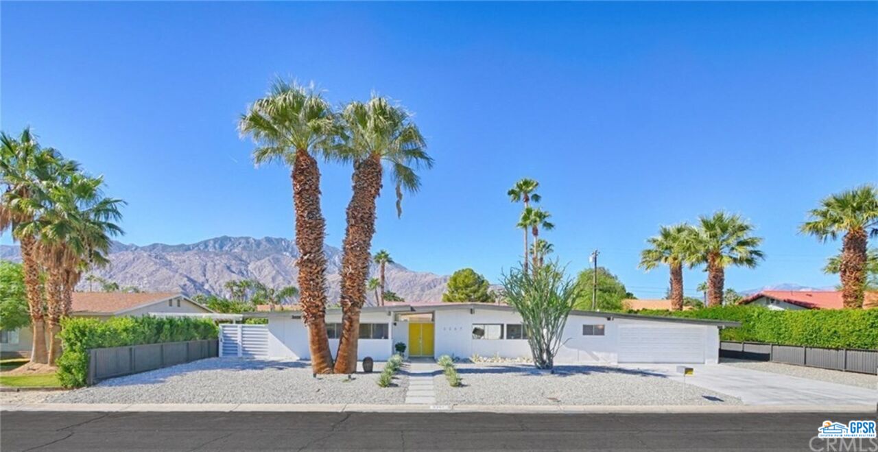 2267 North San Antonio Road Palm Springs, CA 92262 - Photo 14 of 60 a view of a house with a street