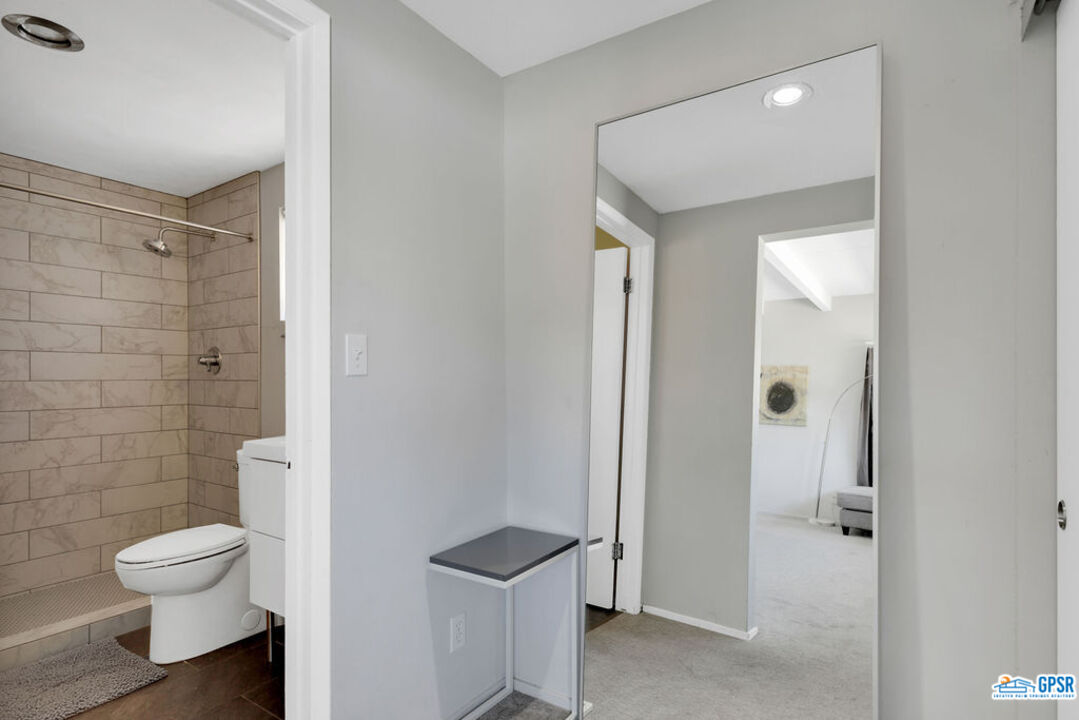 2267 North San Antonio Road Palm Springs, CA 92262 - Photo 45 of 60 a bathroom with a toilet and a shower