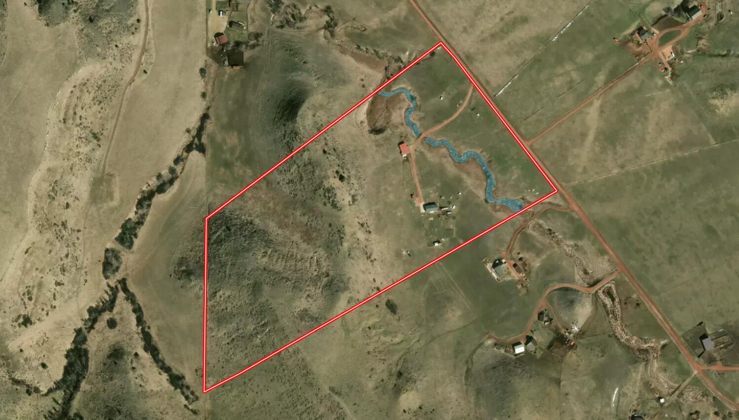 490 Cat Creek Road Sheridan, WY 82801 - Photo 69 of 71 LandiD Map - 490 Cat Creek