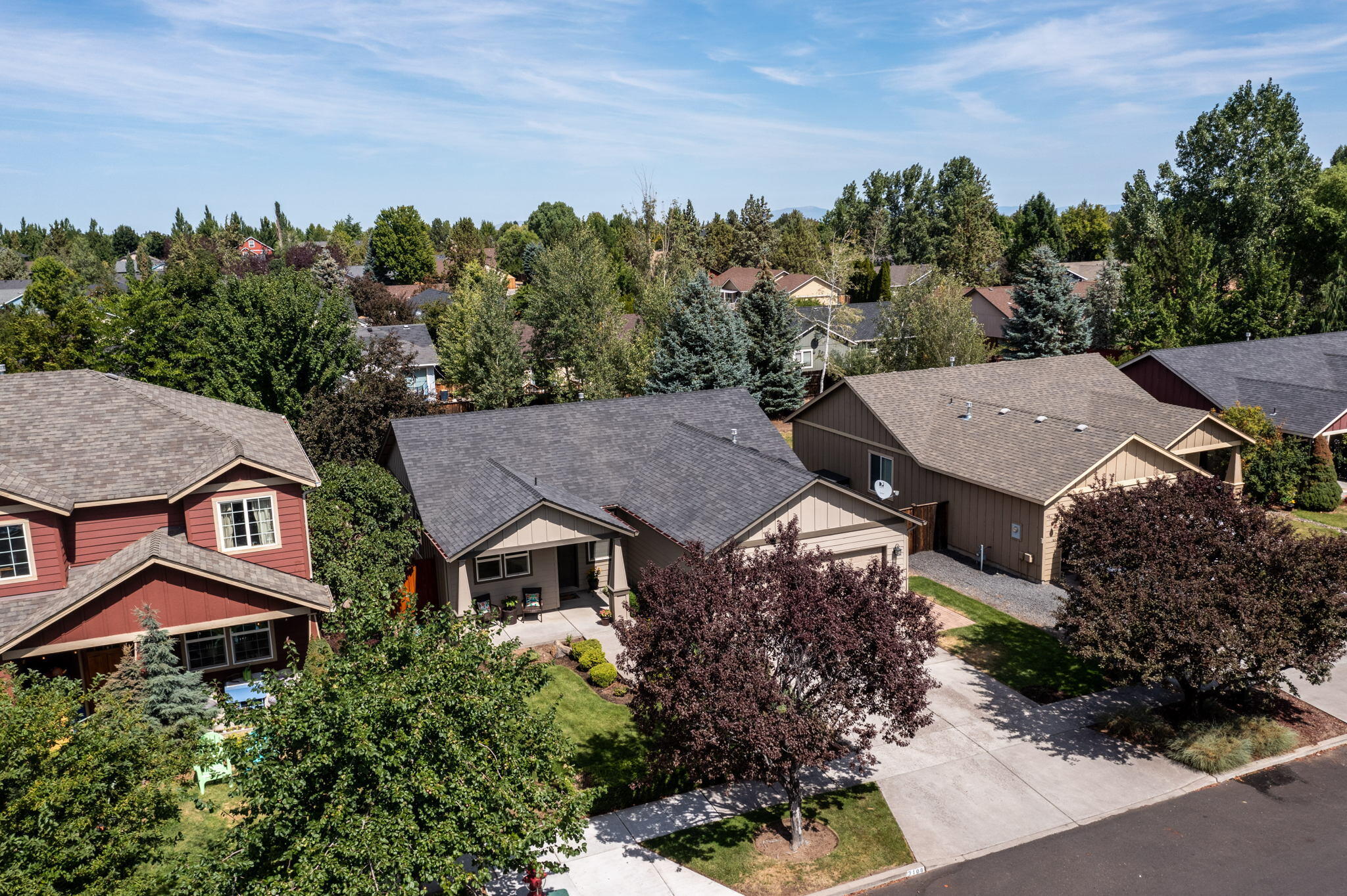 3108 Yellow Ribbon Drive Bend, OR 97701 - Photo 29 of 36 an aerial view of houses with yard