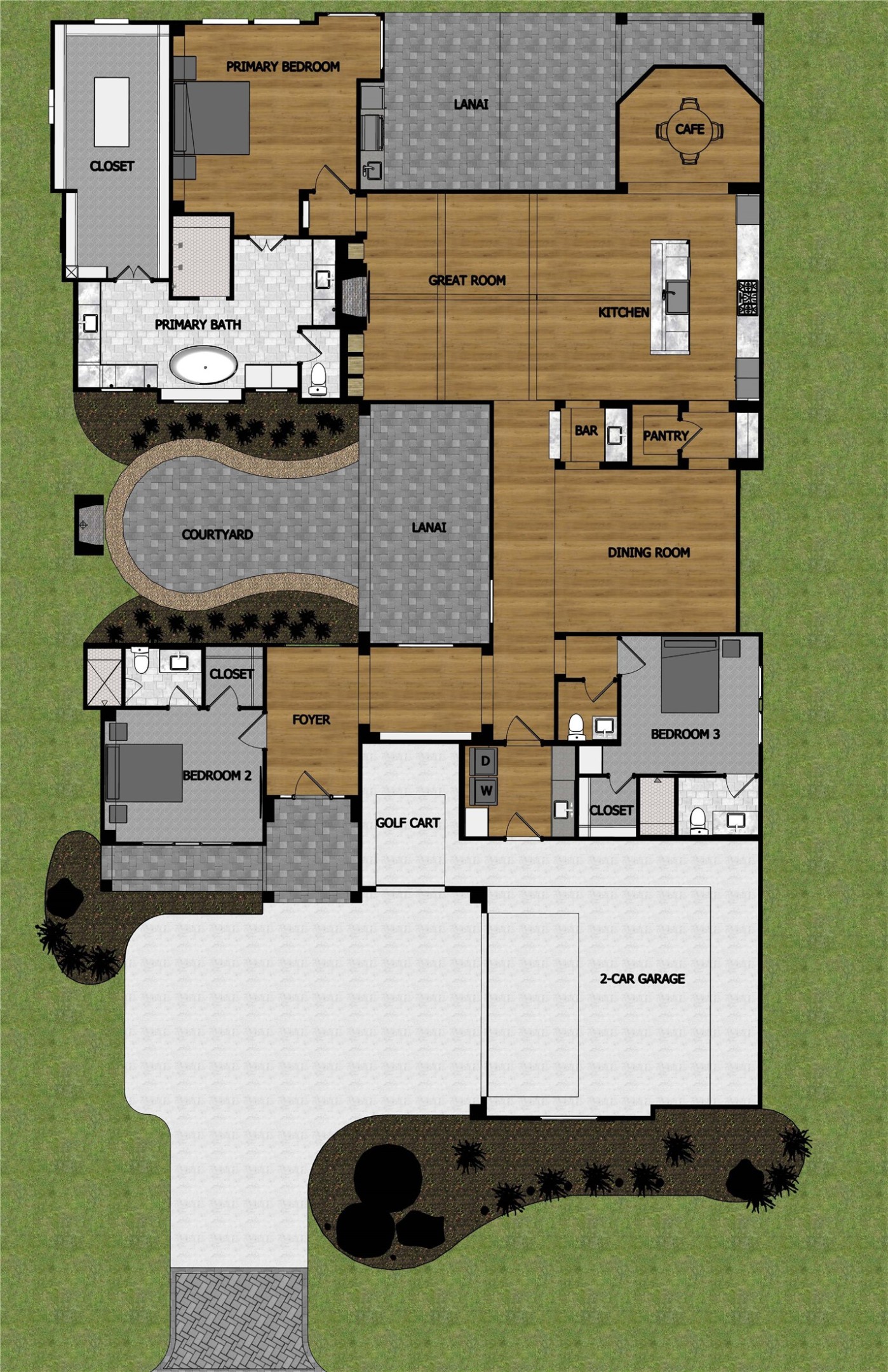 14114 Ripple Rdg Drive Willis, TX 77318 - Photo 11 of 12 an aerial view of a house with a swimming pool