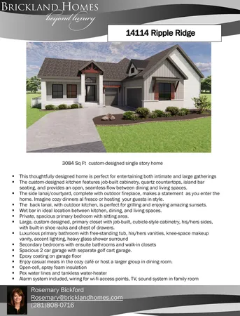 $1,150,000 | 14114 Ripple Rdg Drive, Willis, TX 77318