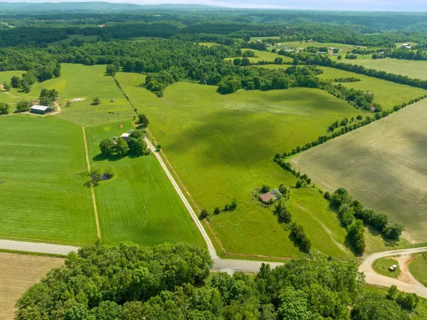 a view of a lake and a houses