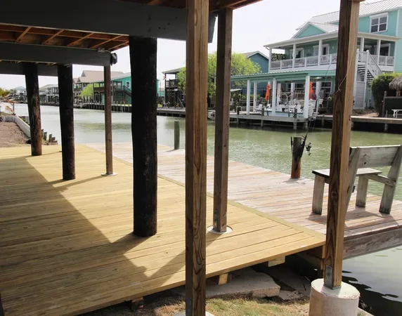 a view of a balcony with lake view