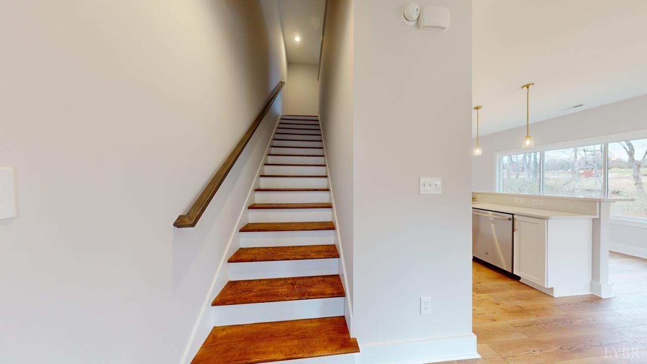 53 Shallen Road Rustburg, VA 24588 - Photo 3 of 46 a view of entryway and hall with wooden floor