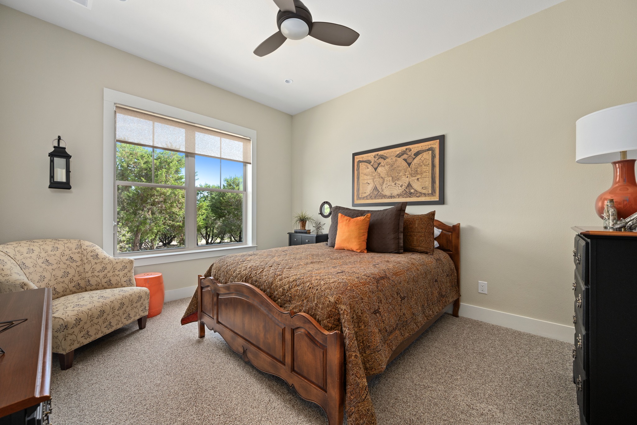 1001 La Cantera Leander, TX 78641 - Photo 24 of 40 a bed room with a bed and a couch