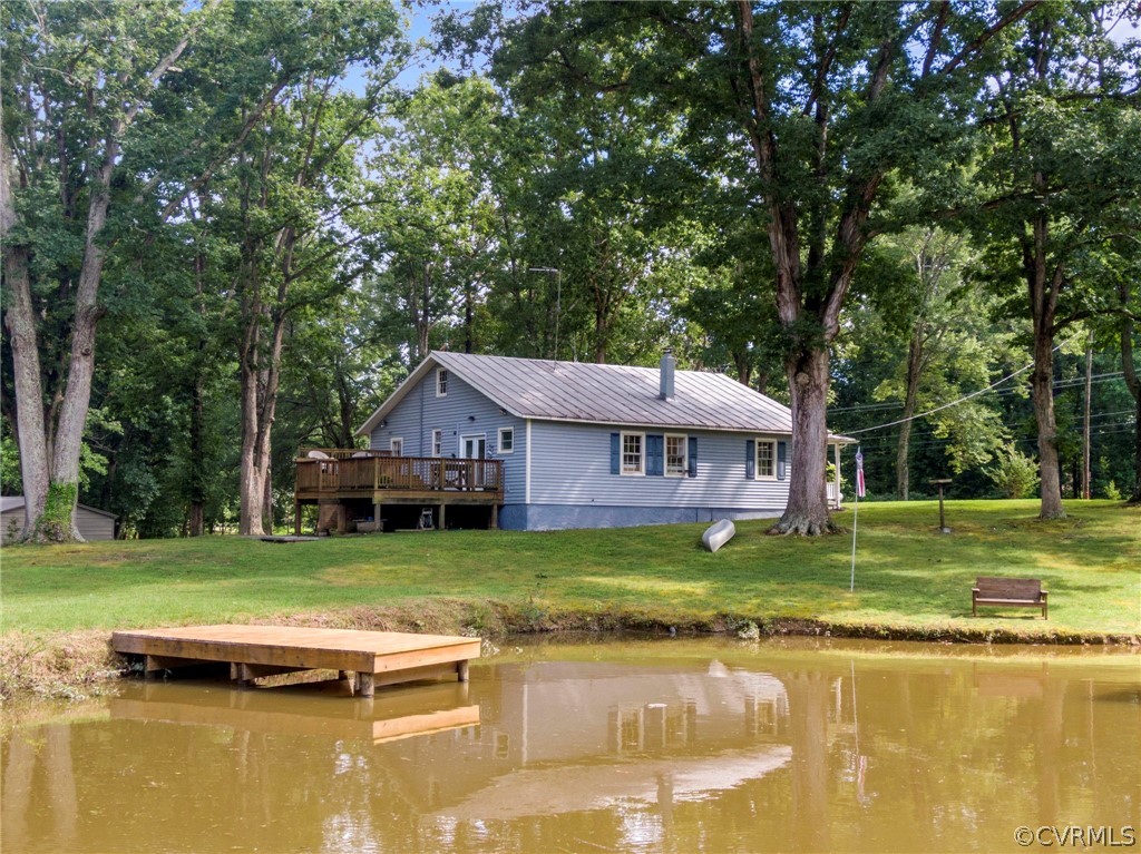 2510 Broad St Road Gum Spring, VA 23065 - Photo 3 of 44 a view of a house with a big yard plants and large trees