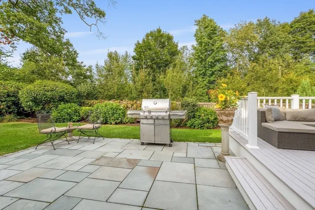 a view of a back yard