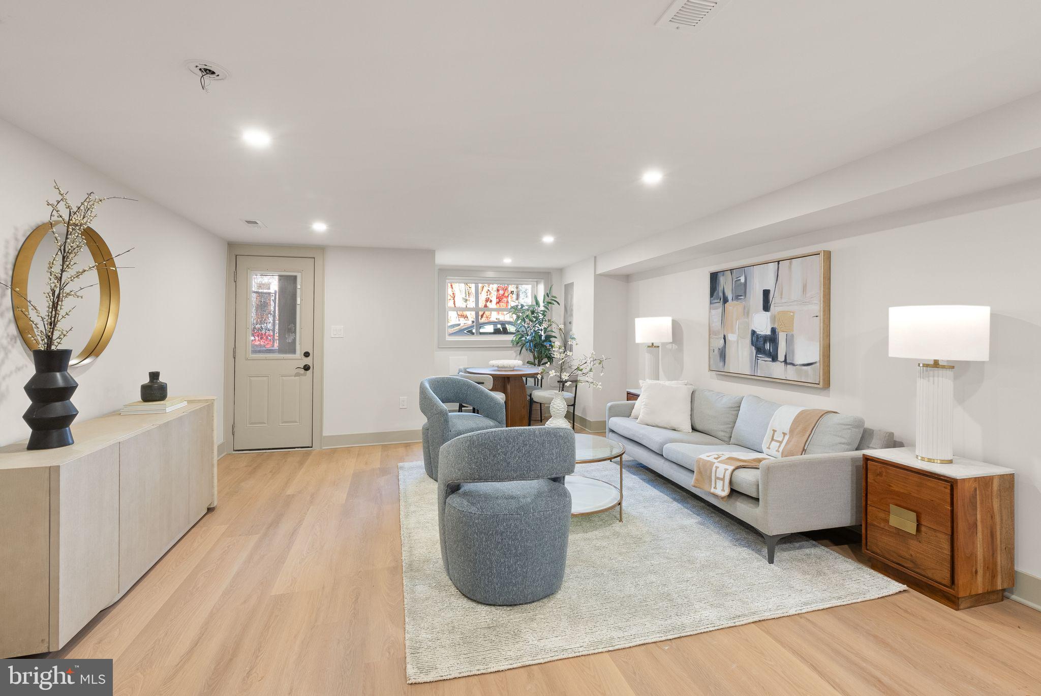52 S Street Northwest Washington, DC 20001 - Photo 23 of 30 a living room with furniture and a wooden floor