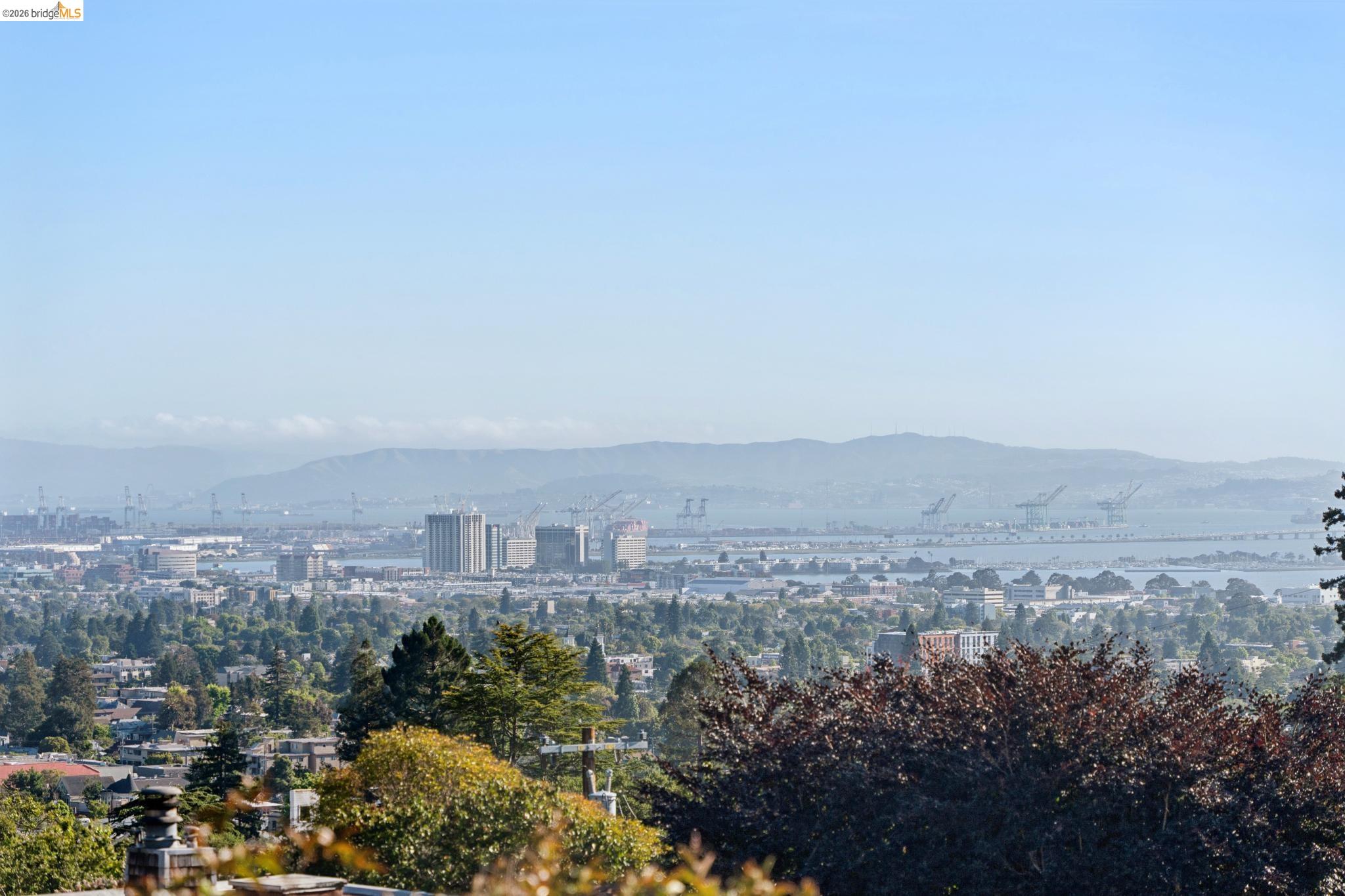 2301 Oak Street Berkeley, CA 94708 - Photo 43 of 61 Expansive city and bay panorama with distant mountains