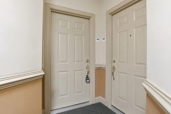 a view of empty room