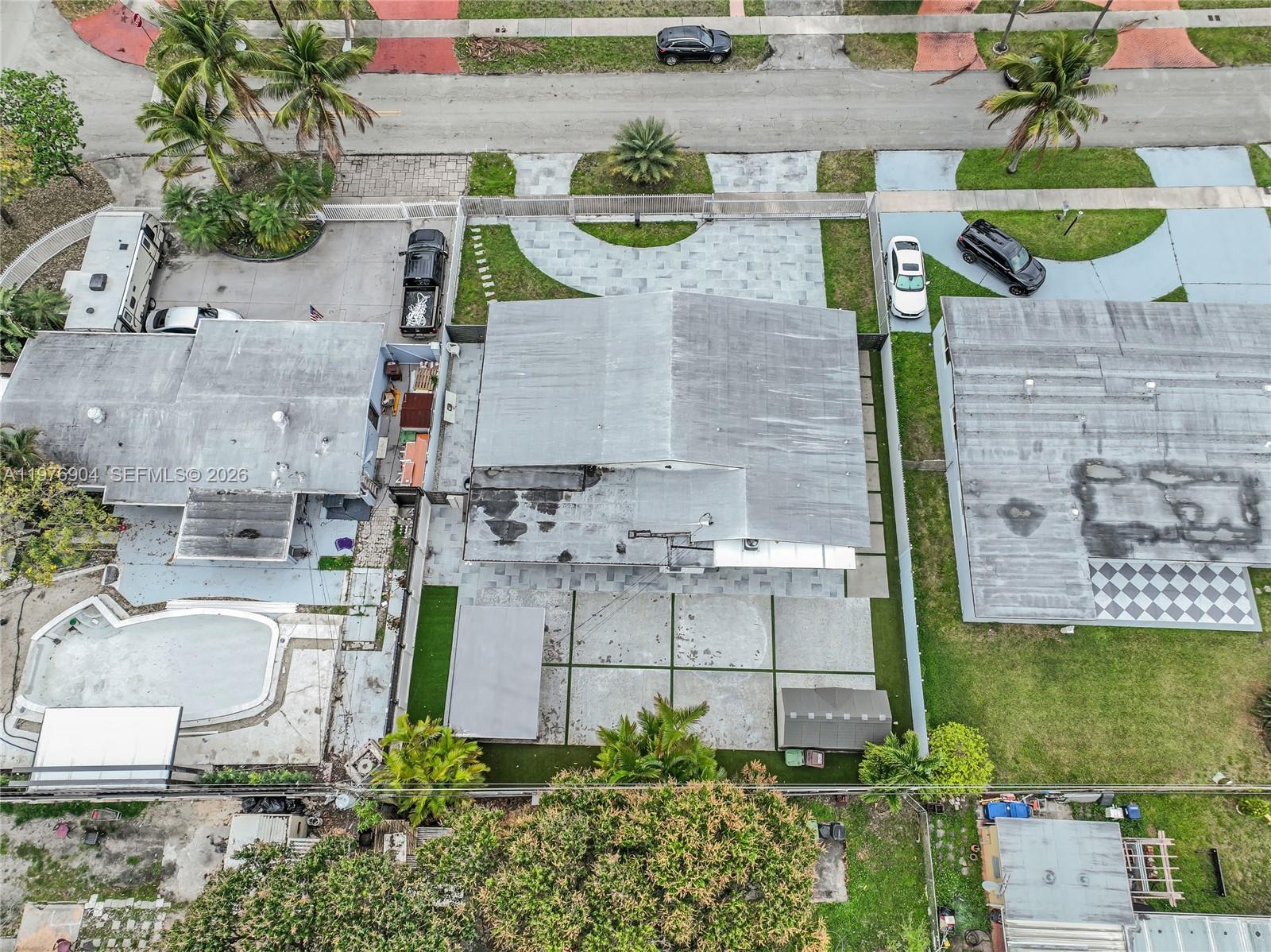 5635 West 13th Court Hialeah, FL 33012 - Photo 45 of 47 an aerial view of a house with outdoor space