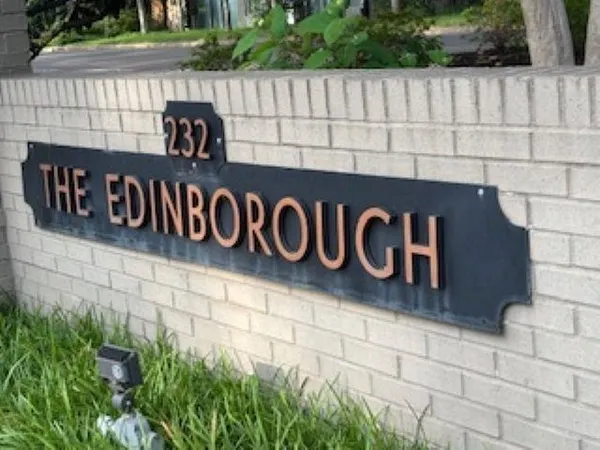 a close up of a street sign