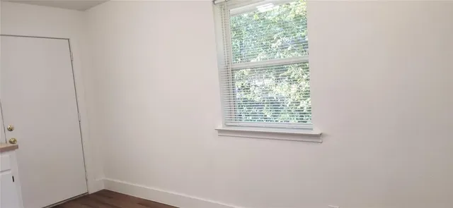 a small space with a window