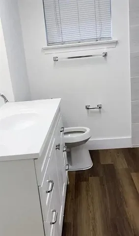 a bathroom with a sink and toilet