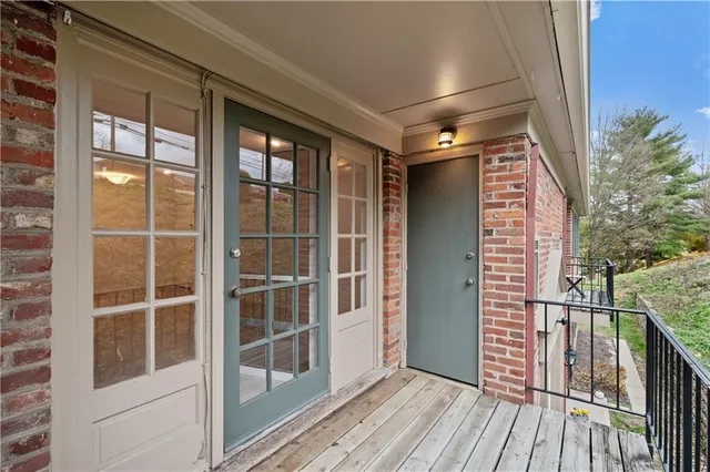 an aerial view of a houses