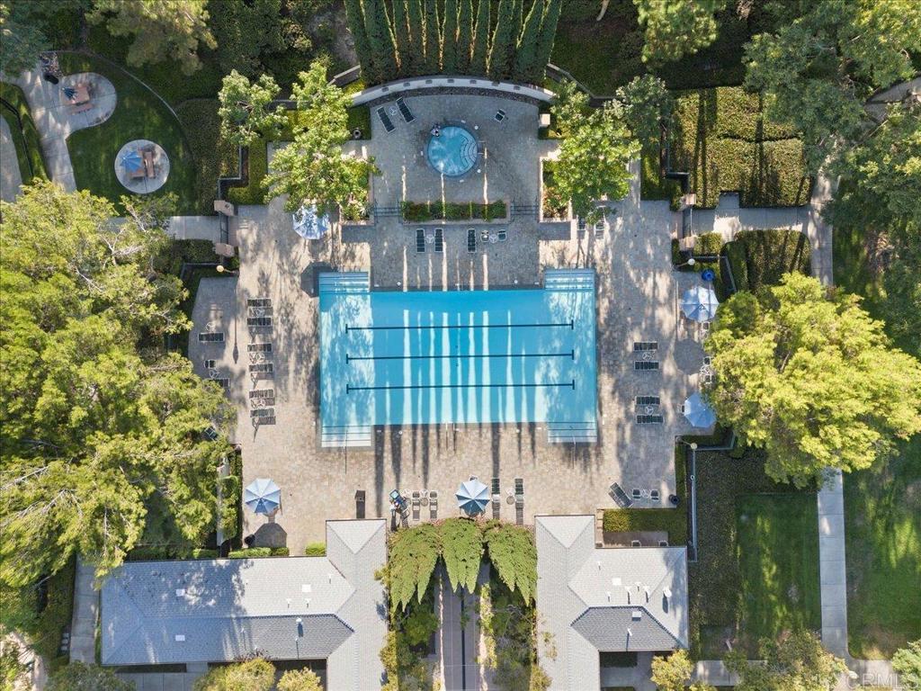 3069 West Canyon Avenue San Diego, CA 92123 - Photo 31 of 37 aerial view of a house with a garden