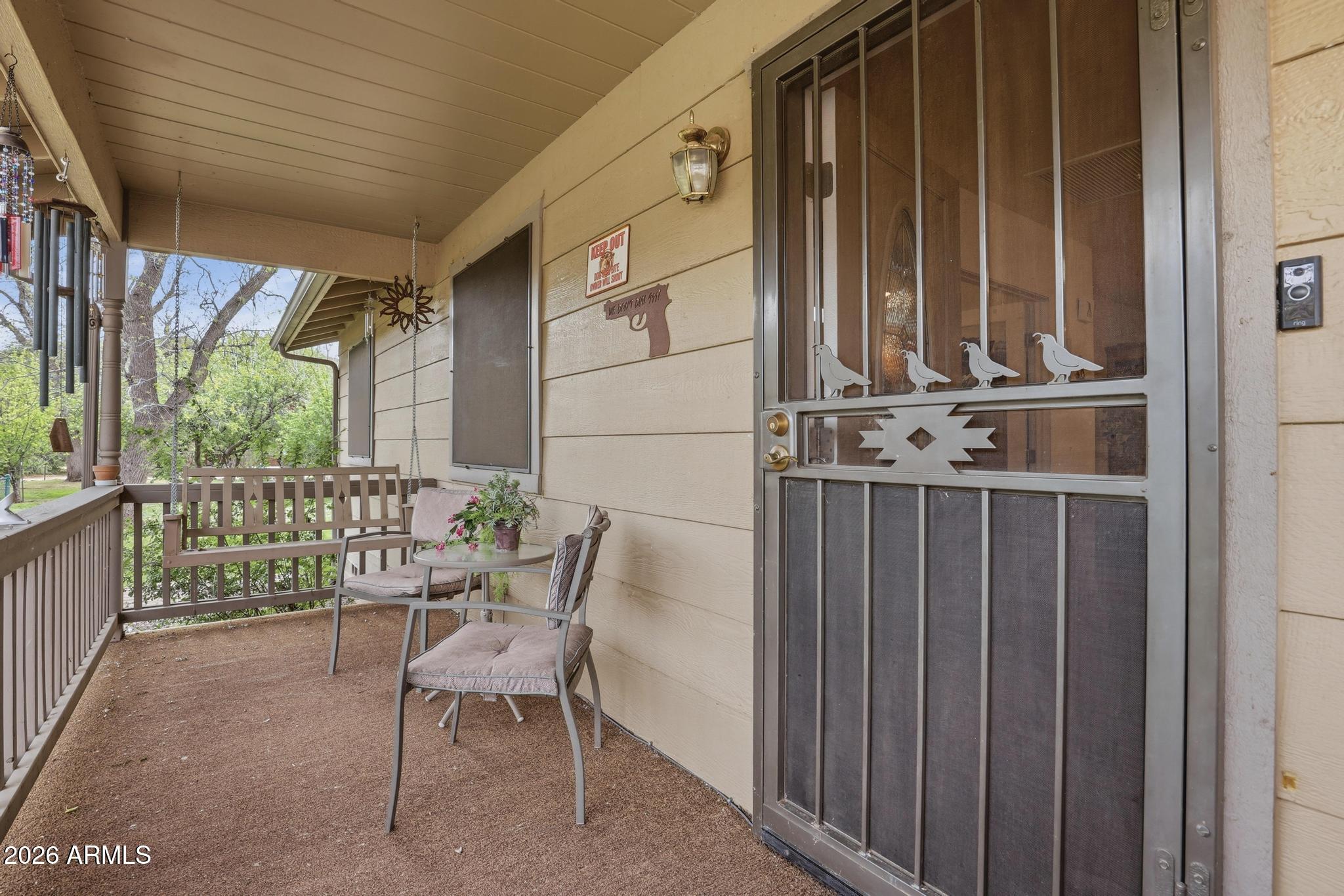 7736 West Gibson Ranch Road Payson, AZ 85541 - Photo 12 of 51 a view of two chairs in the balcony
