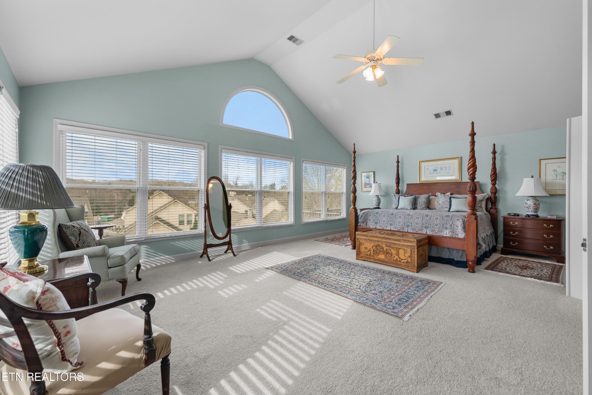 3417 Commodore Point Knoxville, TN 37922 - Photo 15 of 31 a bedroom with furniture and a large window