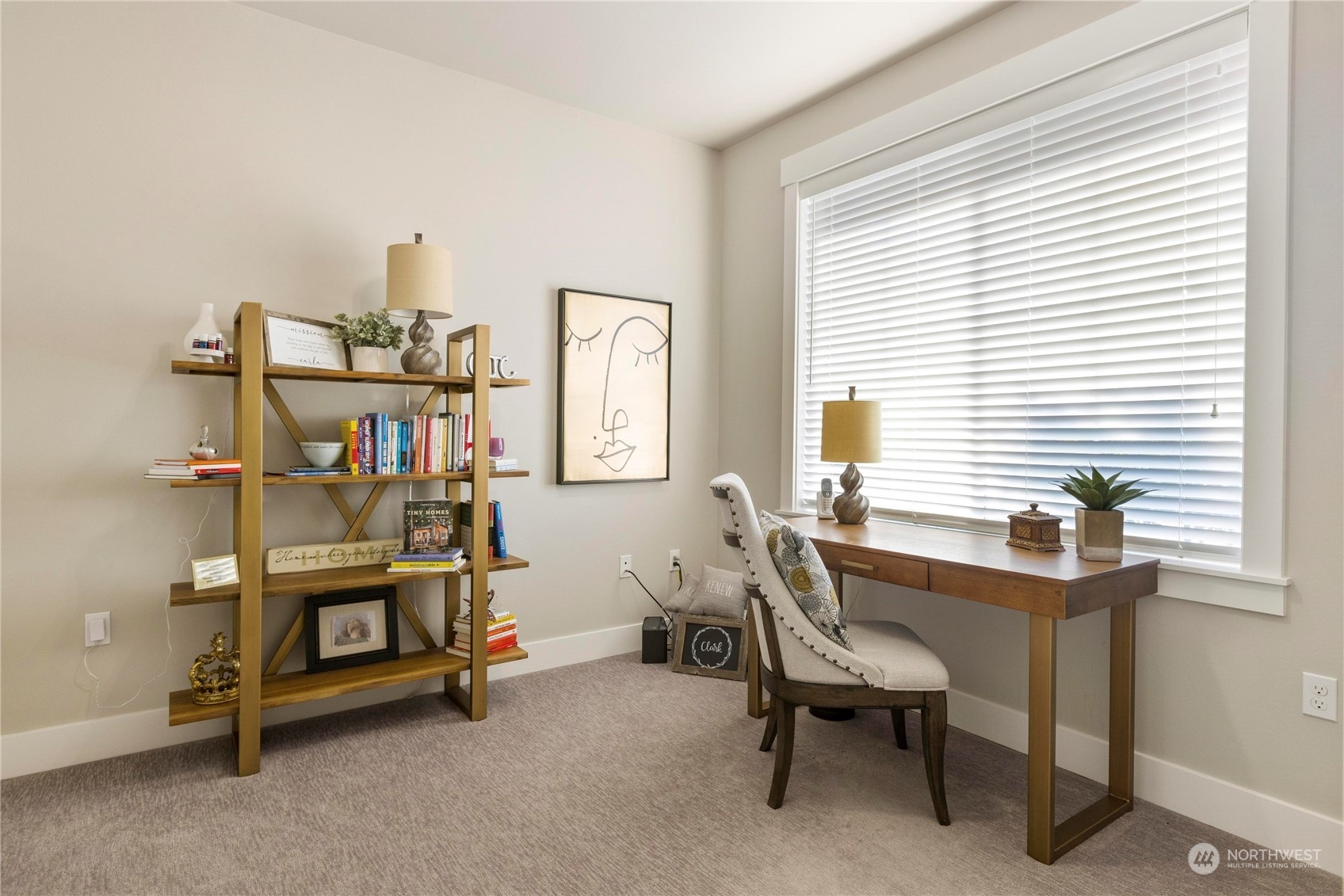 111 Love Drive Enumclaw, WA 98022 - Photo 13 of 34 a view of a workspace with furniture and a window