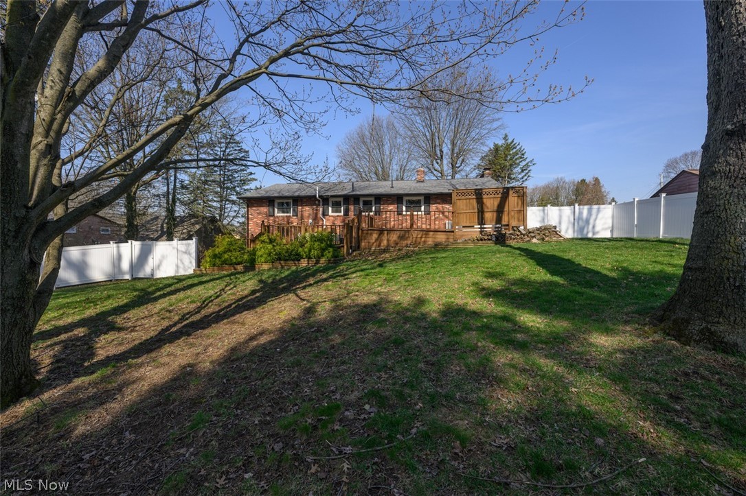 5210 Sibila Road Northwest Canton, OH 44718 - Photo 28 of 36 Back of home with privacy fenced backyard