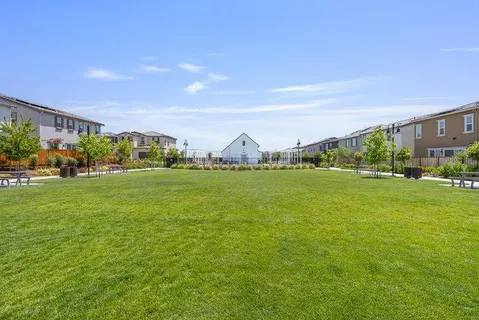 a view of a green field