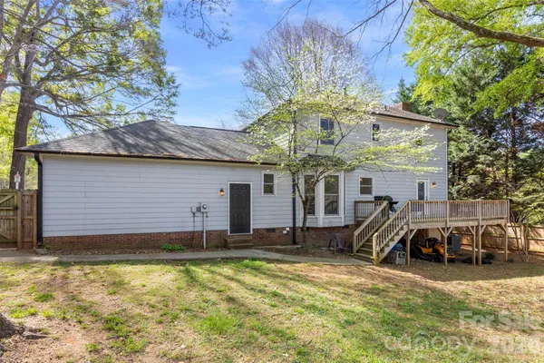 a view of a house with a patio
