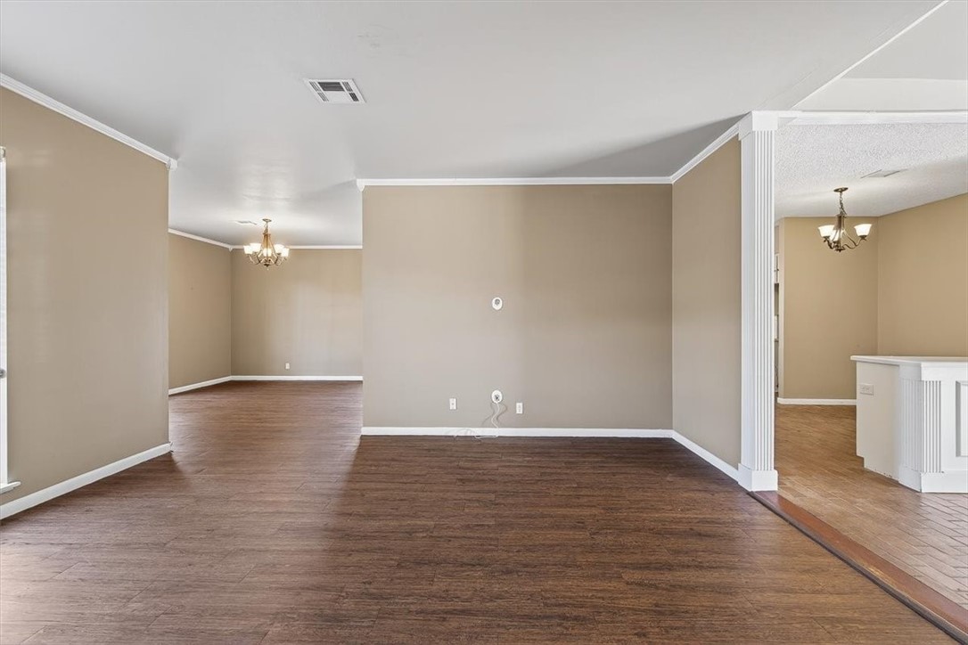 6418 Long Circle Corpus Christi, TX 78413 - Photo 6 of 40 a view of empty room with wooden floor