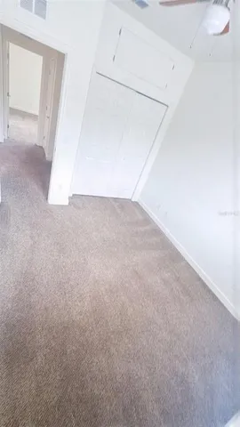 a view of a big room with closet