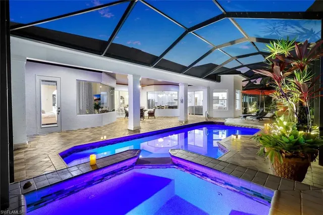 a red and white building view