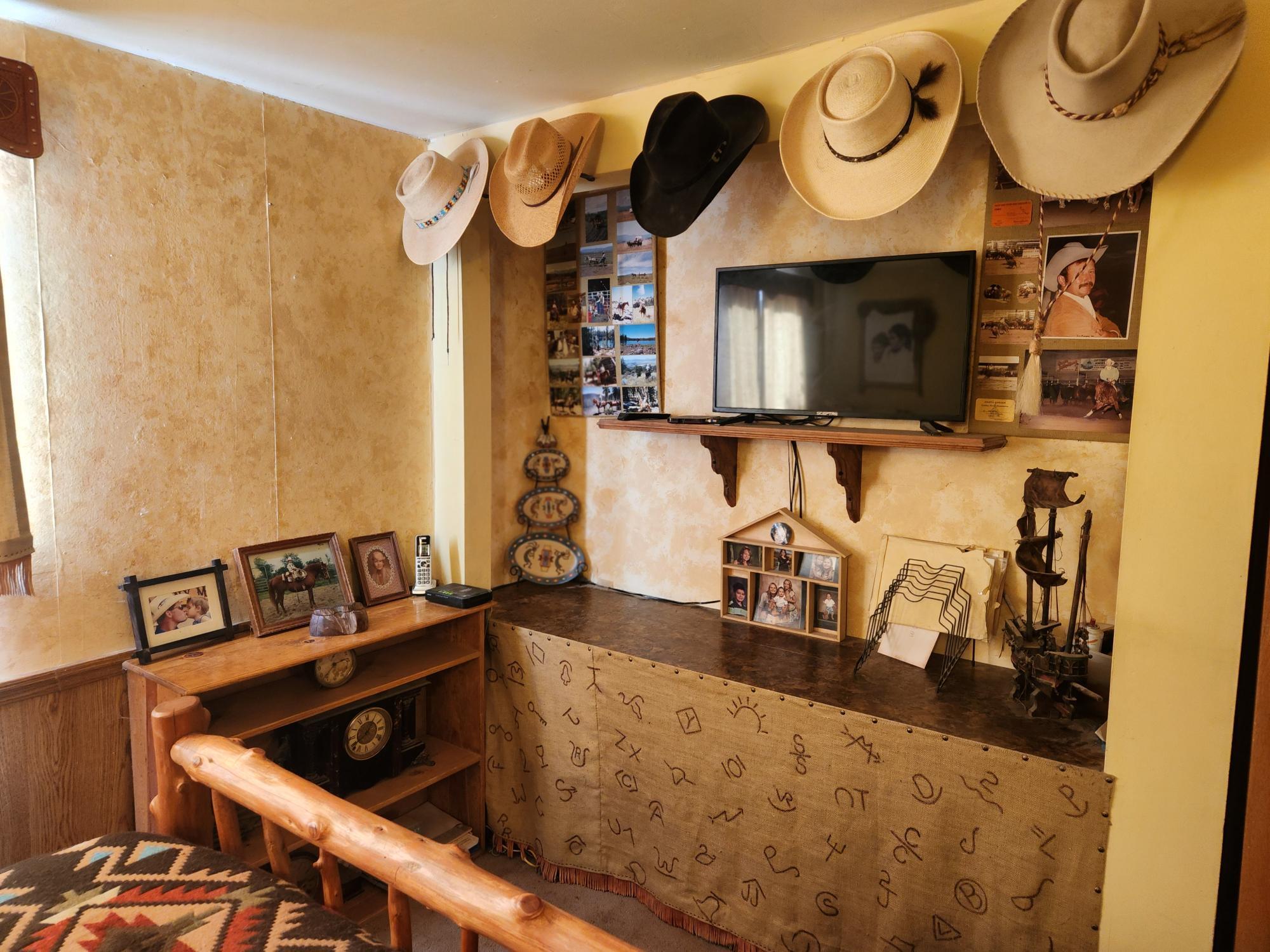 25965 Cir Bell Road Fall River Mills, CA 96028 - Photo 21 of 53 a kitchen with a sink and a stove with wooden floor