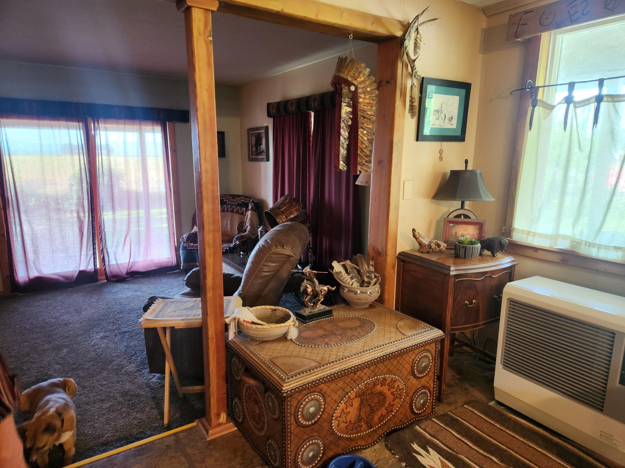 25965 Cir Bell Road Fall River Mills, CA 96028 - Photo 30 of 53 a room with furniture and large windows