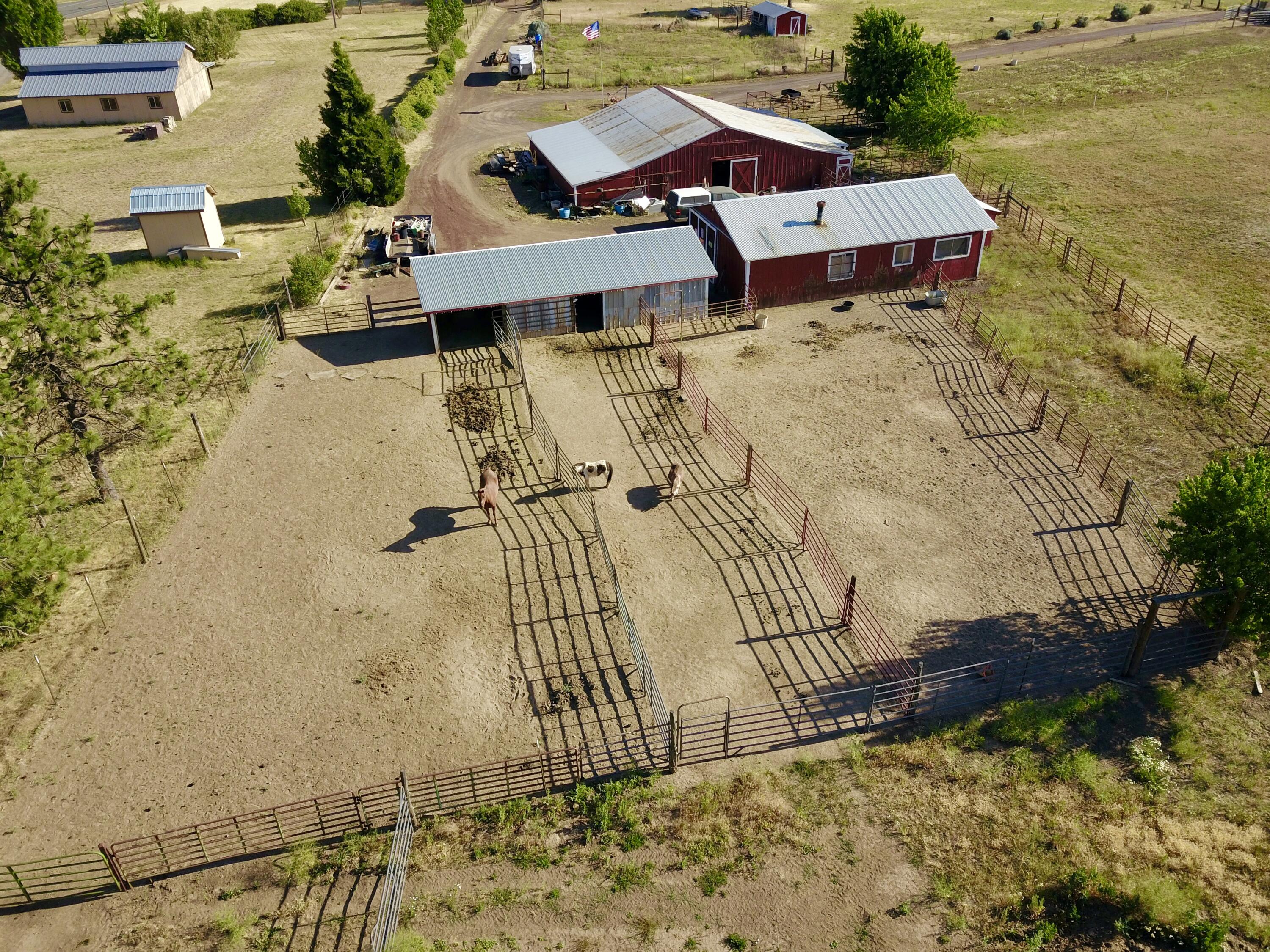 25965 Cir Bell Road Fall River Mills, CA 96028 - Photo 3 of 53 an aerial view of a house with a ocean view