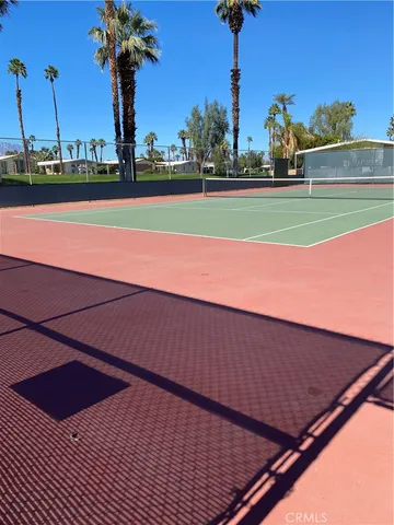 a view of a tennis court