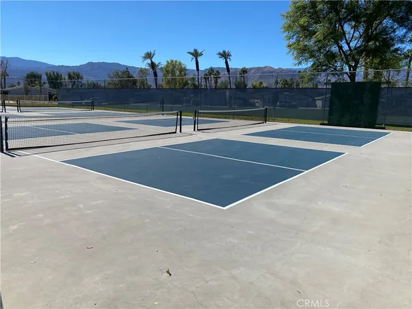a view of a tennis court