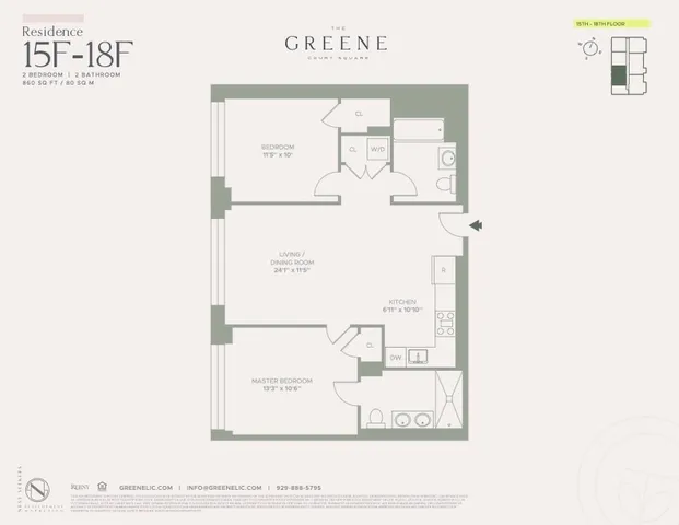 $1,560,000 | 45-30 Pearson Street, Unit 15F | Long Island City