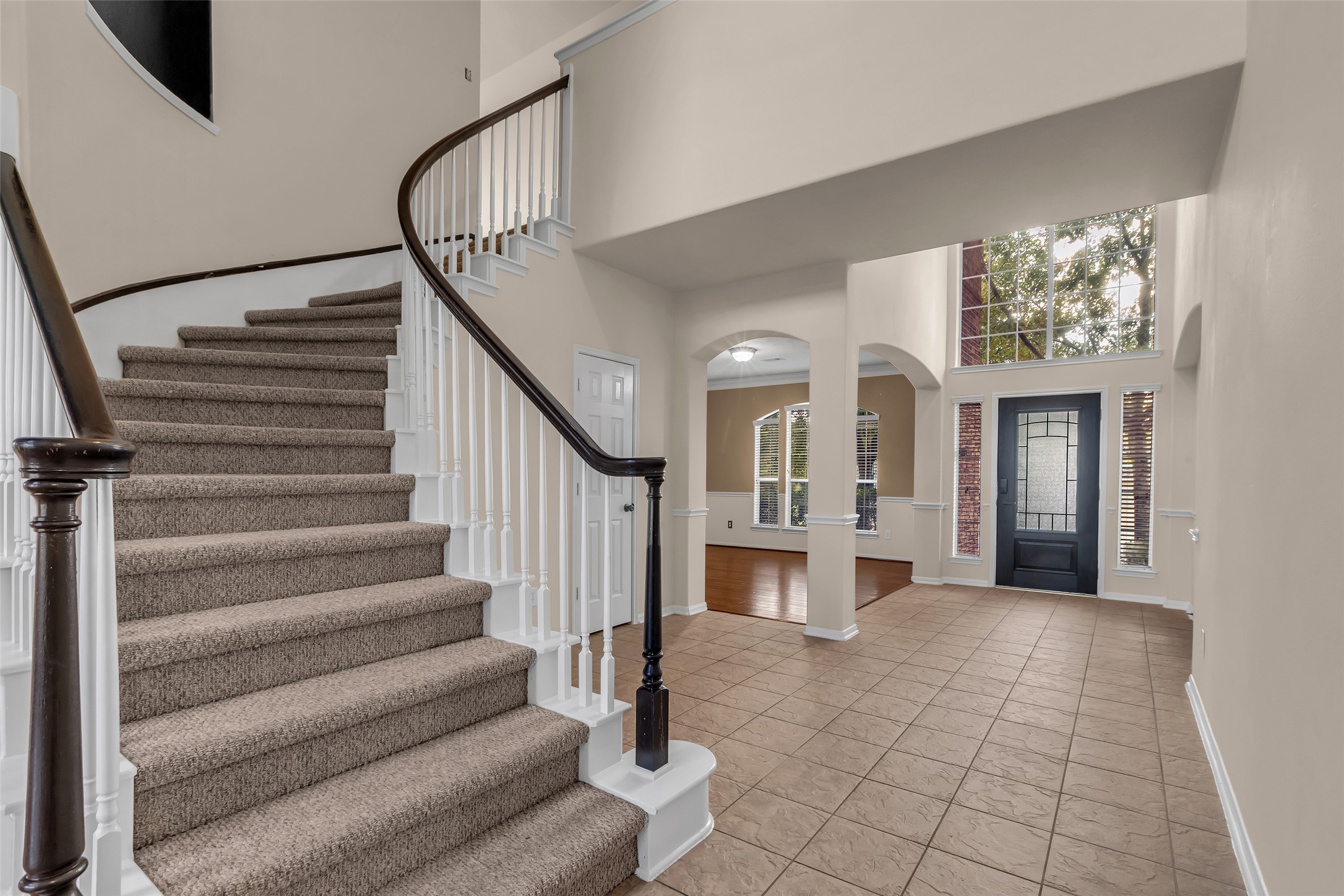 24823 Corbin Gate Drive Spring, TX 77389 - Photo 14 of 25 a view of entryway and hall with wooden floor