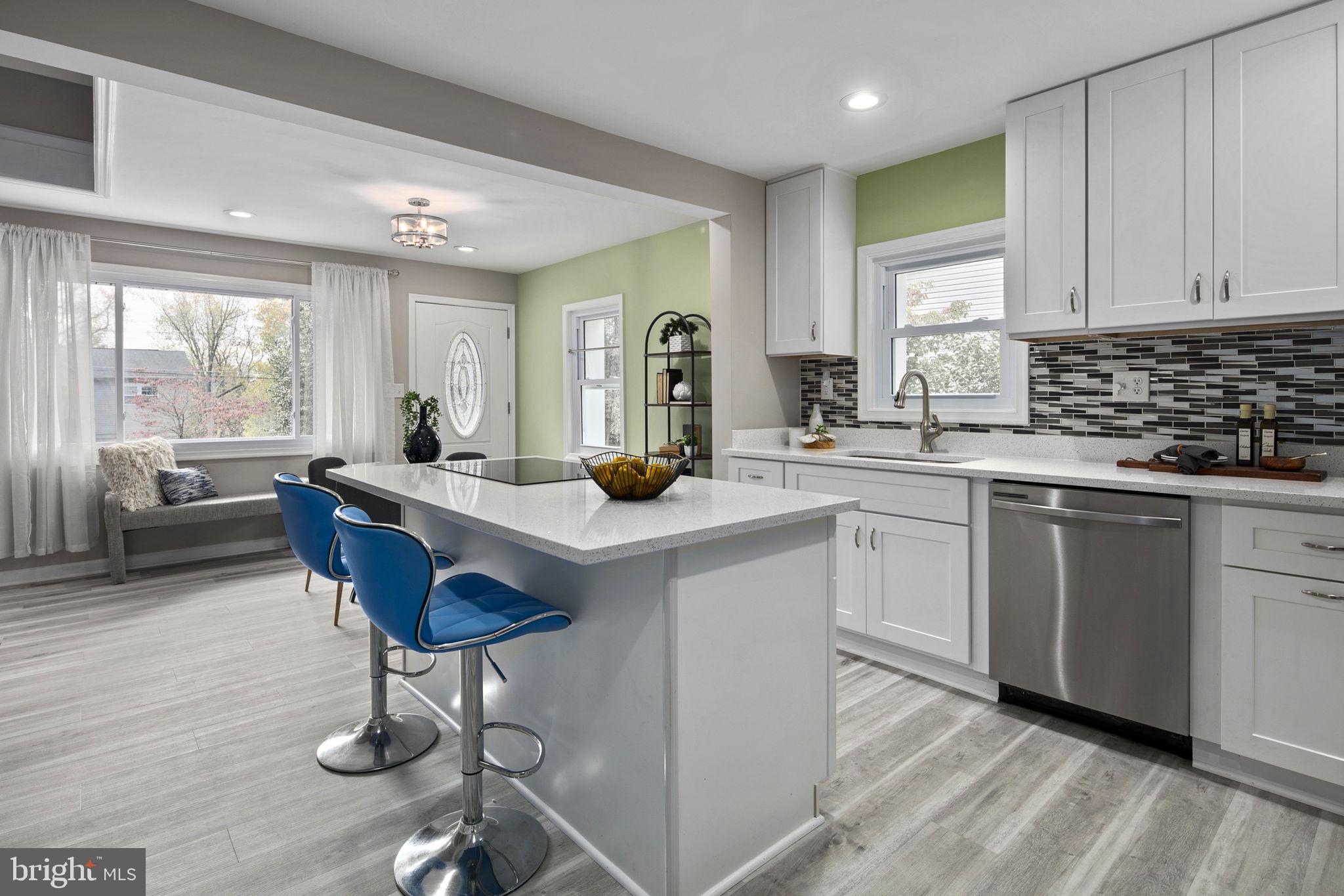 3424 Spring Drive Alexandria, VA 22306 - Photo 14 of 52 a kitchen with a sink cabinets and window