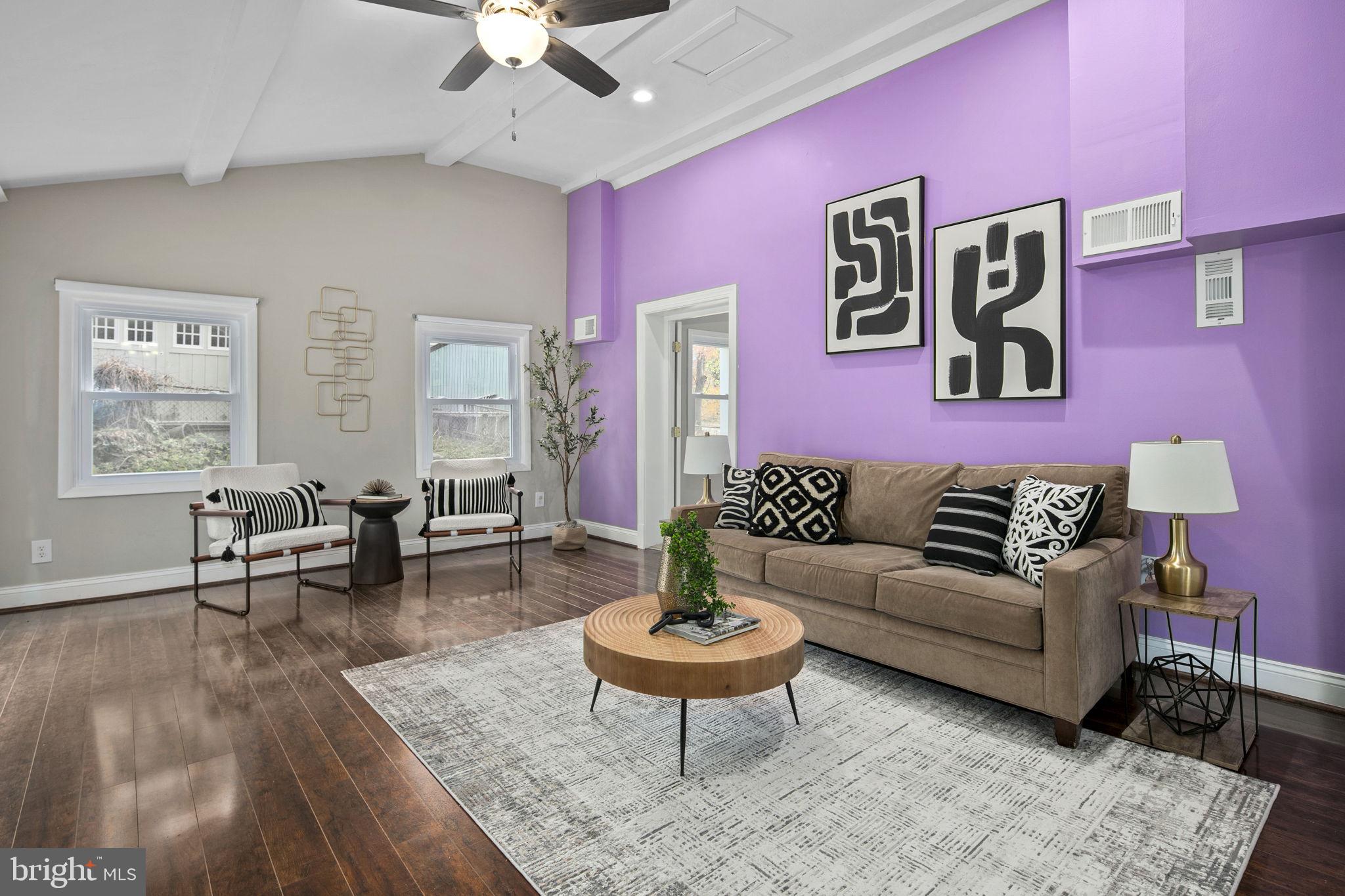 3424 Spring Drive Alexandria, VA 22306 - Photo 21 of 52 a living room with furniture a rug and a window