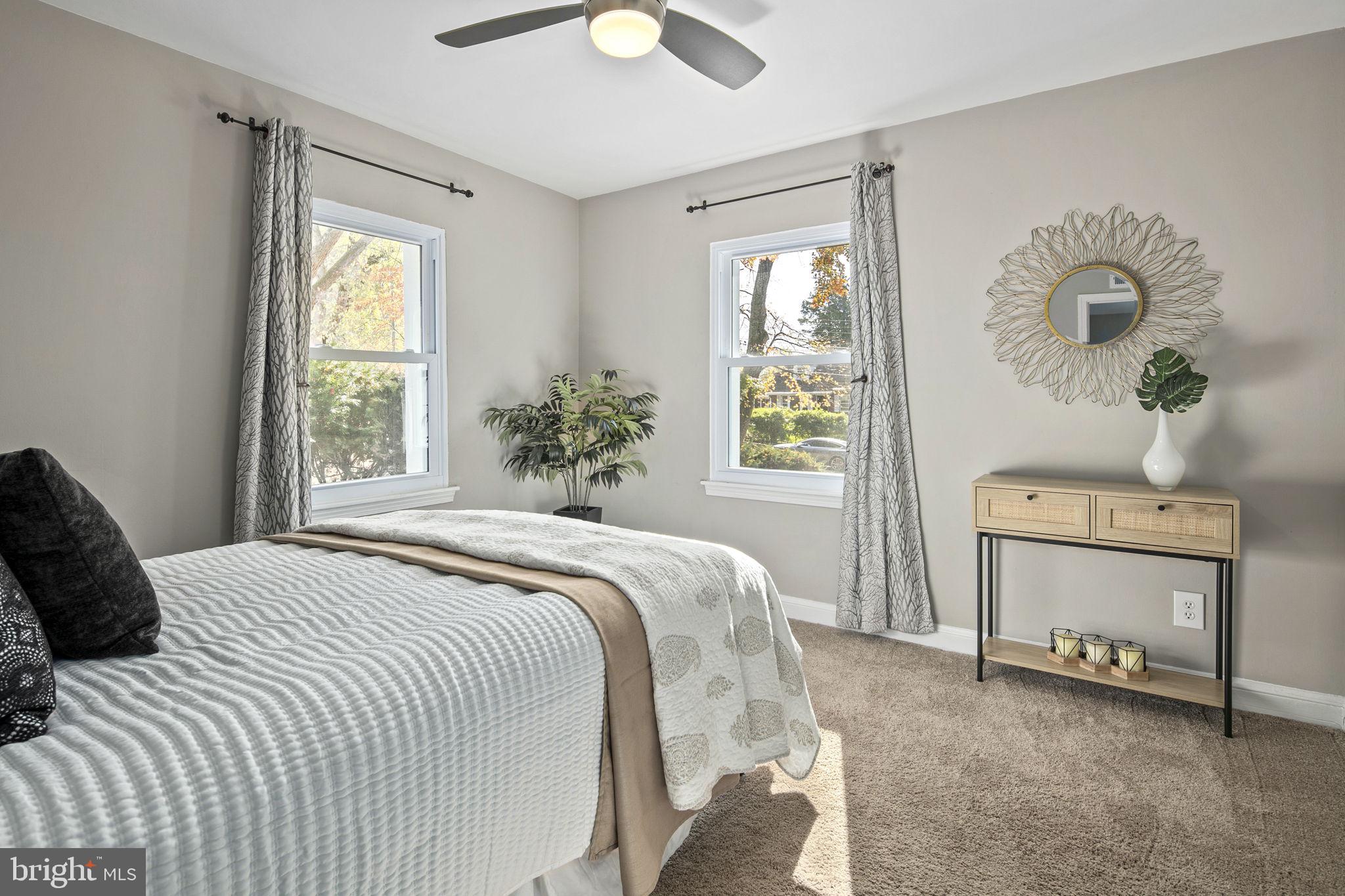 3424 Spring Drive Alexandria, VA 22306 - Photo 32 of 52 a bedroom with a bed and a window