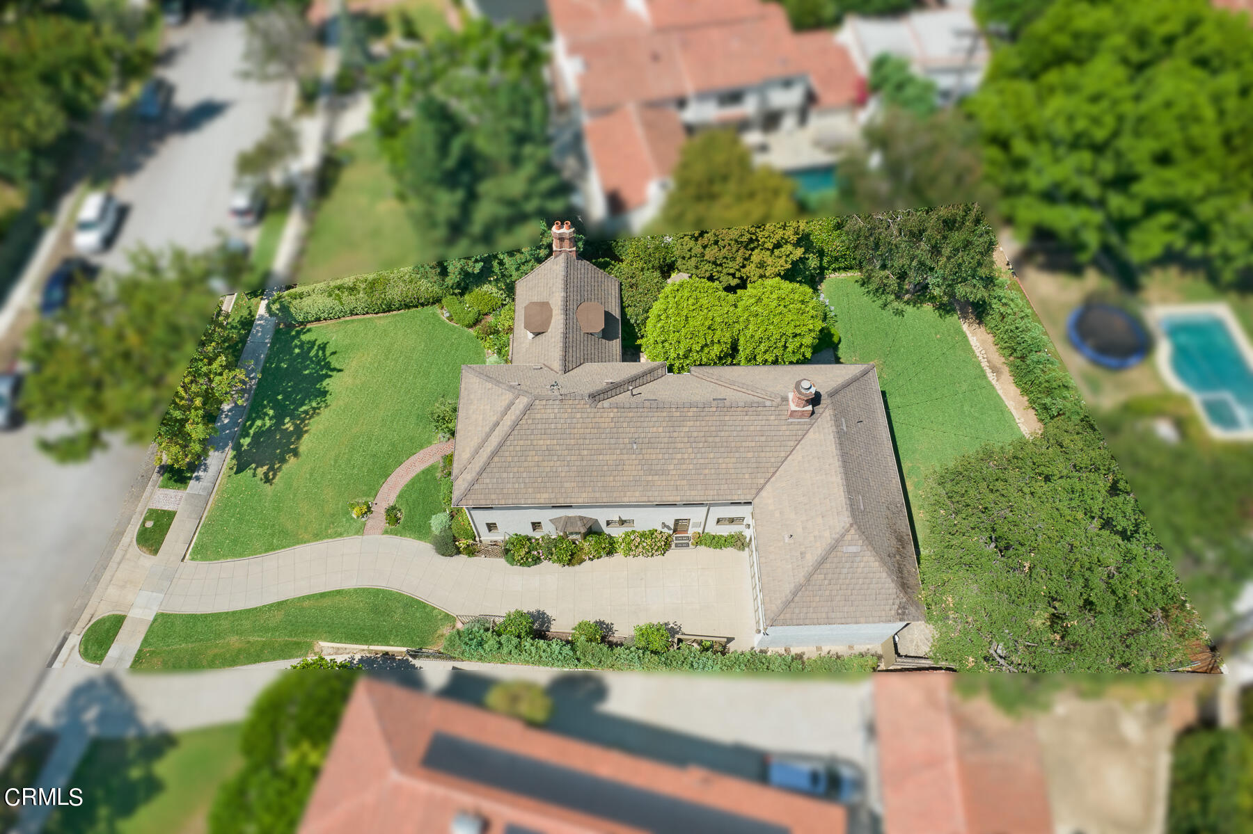 425 Prospect Circle South Pasadena, CA 91030 - Photo 18 of 19 an aerial view of a house
