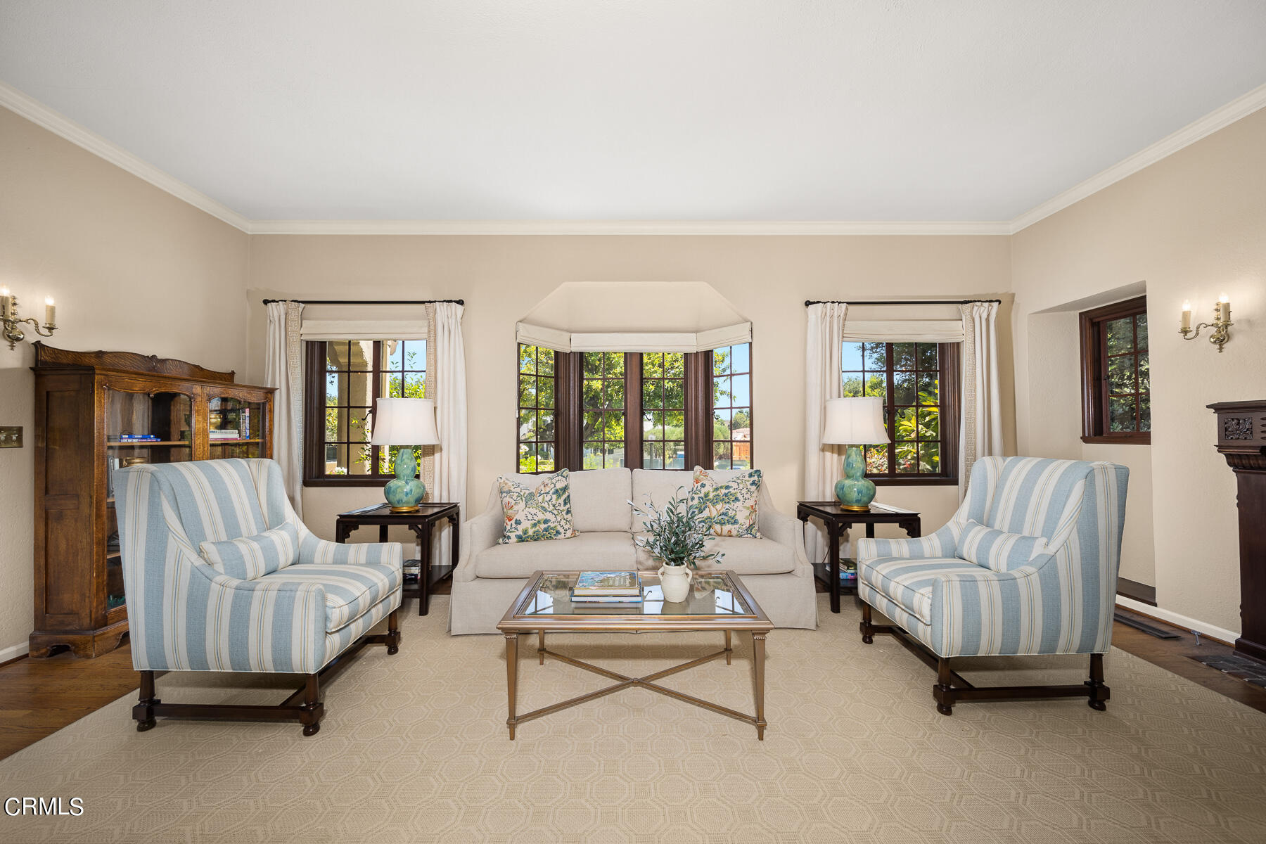 425 Prospect Circle South Pasadena, CA 91030 - Photo 4 of 19 a living room with furniture and a large window