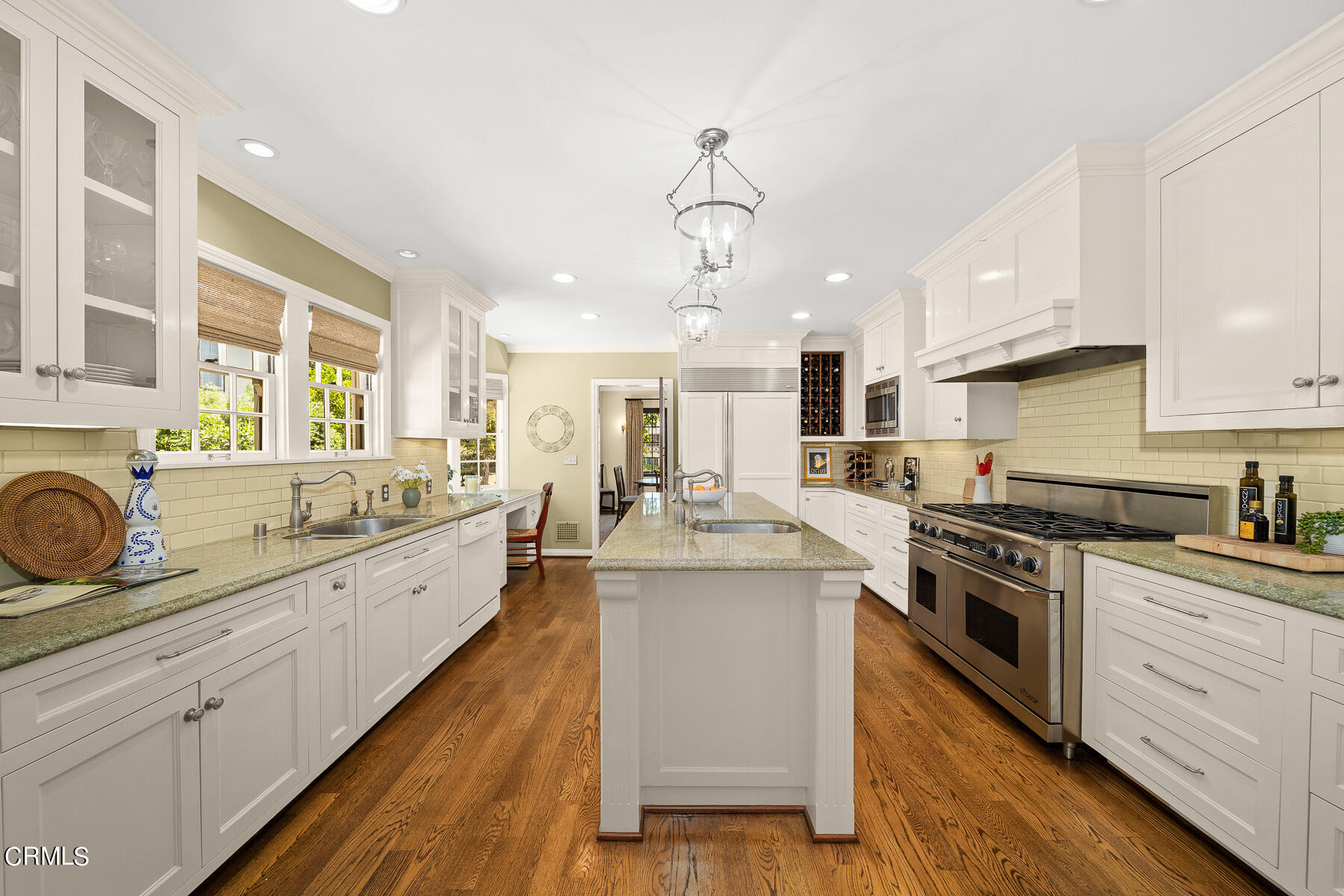 425 Prospect Circle South Pasadena, CA 91030 - Photo 6 of 19 a large kitchen with stainless steel appliances granite countertop a stove and cabinets